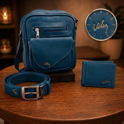 Combo Vélez 3 en 1 de Cuero Premium con 60% de Descuento